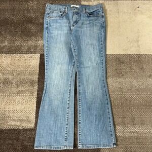 Levi's 515 Womens Boot Cut Jeans Light Wash Denim Size 10 Short Boho